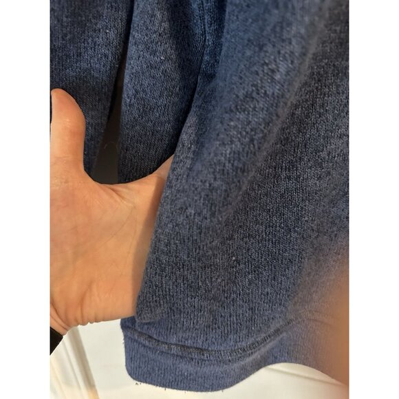 Vineyard Vines Fleece Pullover Kids Size Large Blue Quarter Zip - Picture 4 of 4